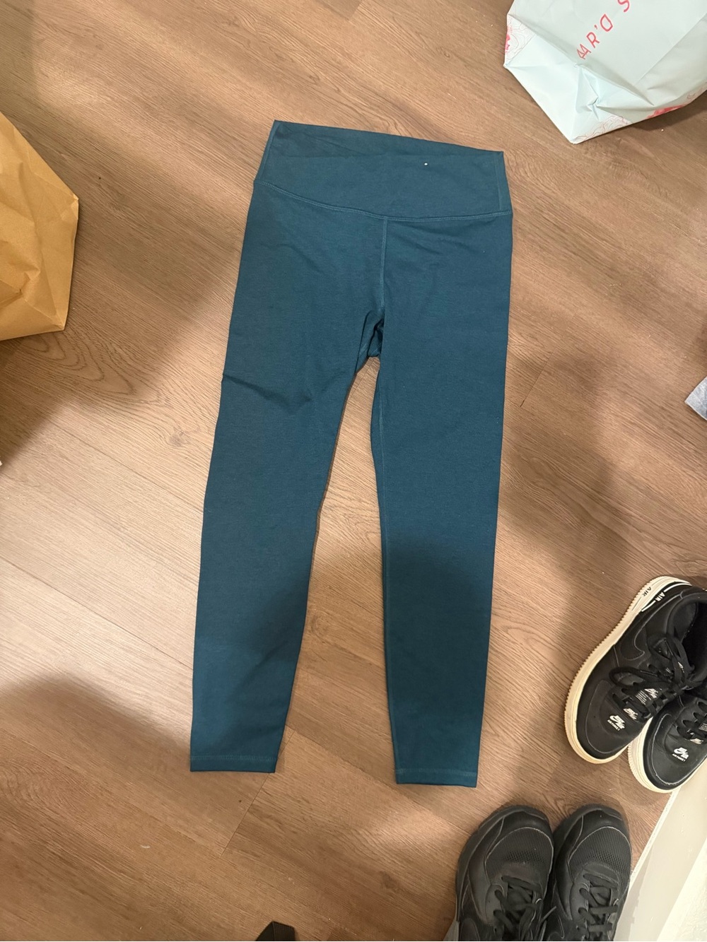 Old Navy Teal Leggings with High Waistband